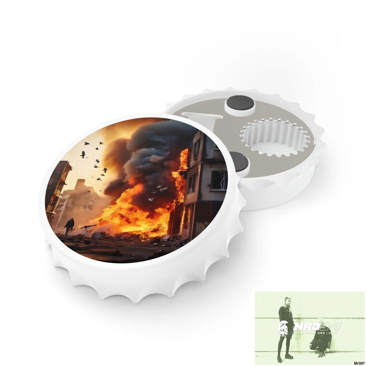 ESCAPE FROM THE BLOCK NO 6 2628 DAYS DEATH FLAT COVERT FAILURES LTD EDITION NO 22 Magnetic Bottle Opener One size