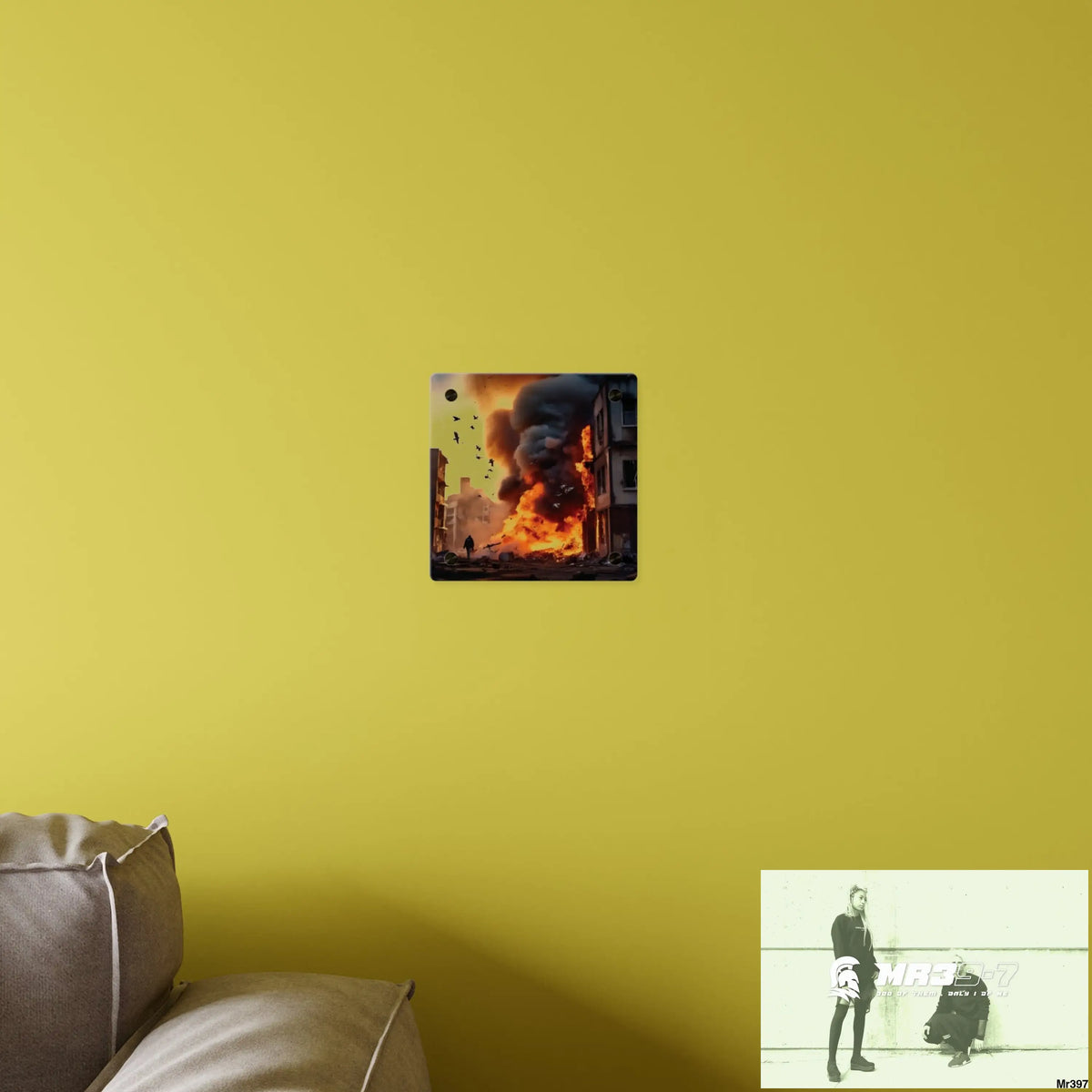 Escape from the block no 7 2628 days Death Flat Covert Failures Ltd Edition no 22 Acrylic Wall Art Panels Home Decor