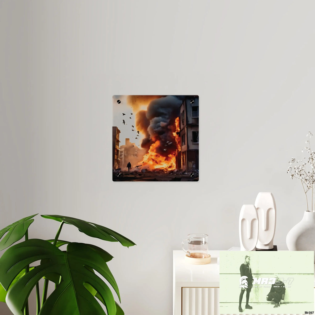 Escape from the block no 7 2628 days Death Flat Covert Failures Ltd Edition no 22 Acrylic Wall Art Panels Home Decor