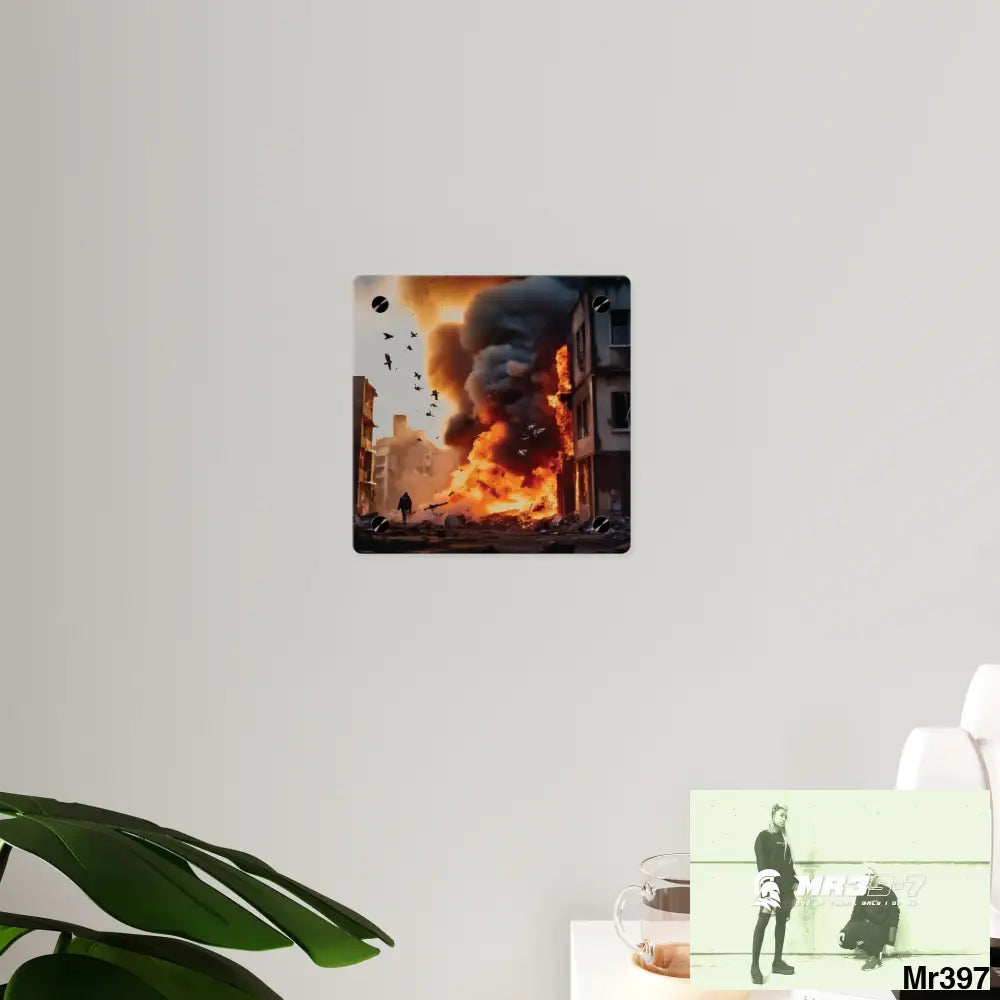 Escape from the block no 7 2628 days Death Flat Covert Failures Ltd Edition no 22 Acrylic Wall Art Panels Home Decor