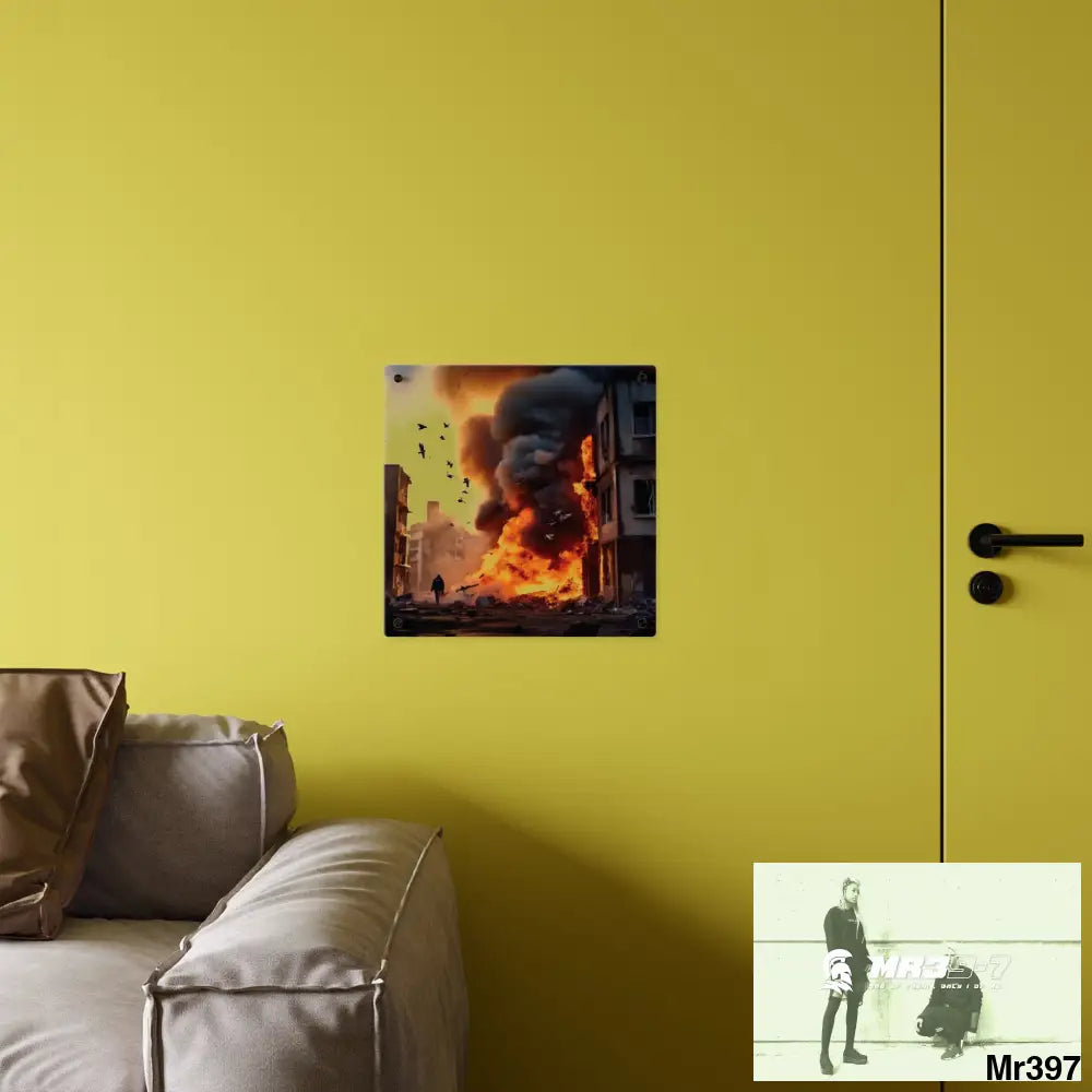 Escape from the block no 7 2628 days Death Flat Covert Failures Ltd Edition no 22 Acrylic Wall Art Panels Home Decor