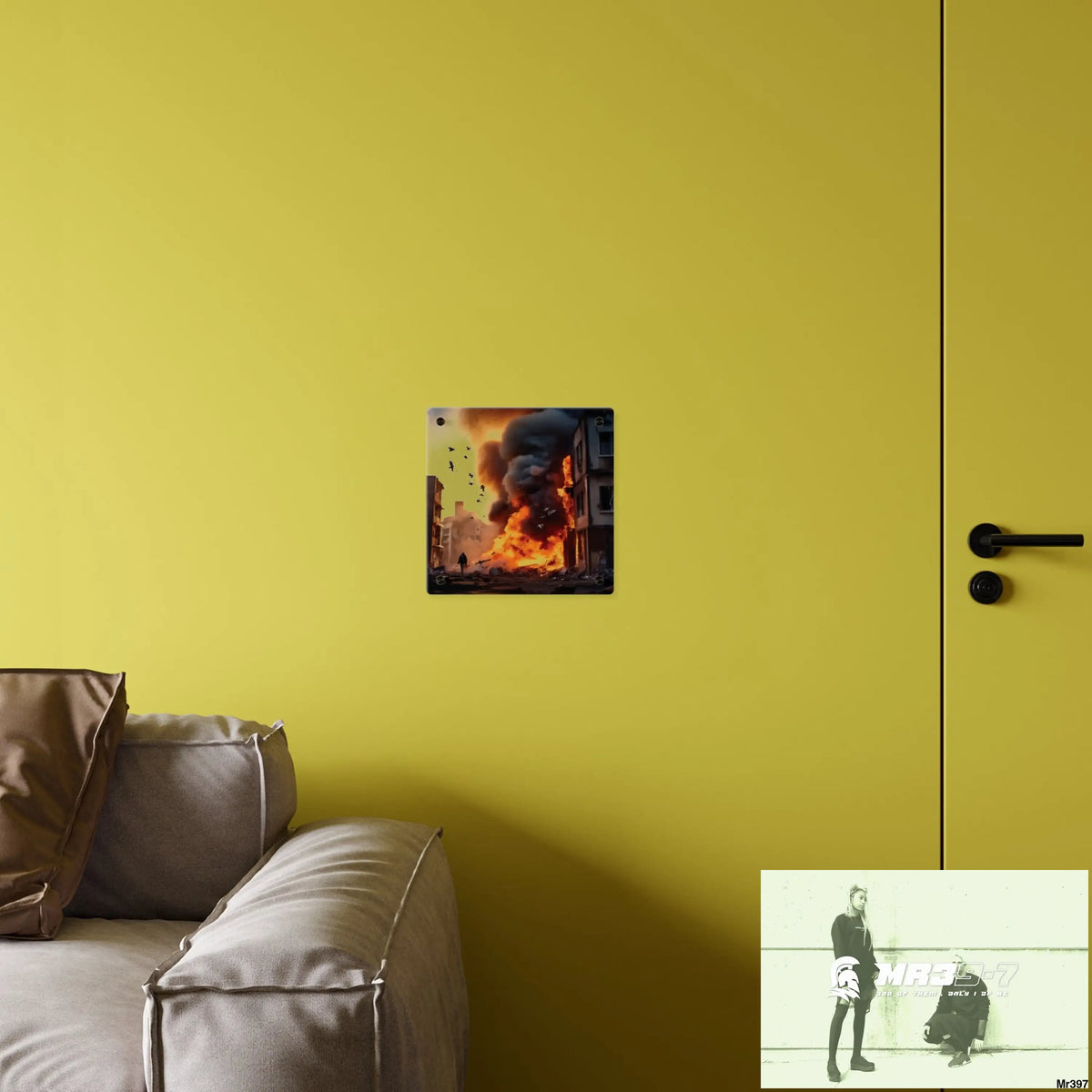 Escape from the block no 7 2628 days Death Flat Covert Failures Ltd Edition no 22 Acrylic Wall Art Panels Home Decor