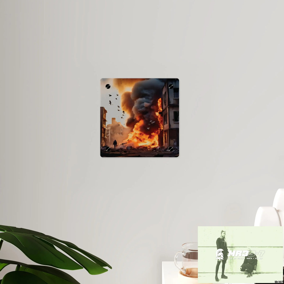 Escape from the block no 7 2628 days Death Flat Covert Failures Ltd Edition no 22 Acrylic Wall Art Panels Home Decor