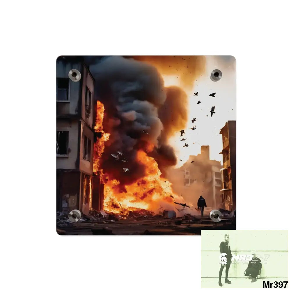 Escape from the block no 7 2628 days Death Flat Covert Failures Ltd Edition no 22 Acrylic Wall Art Panels Home Decor