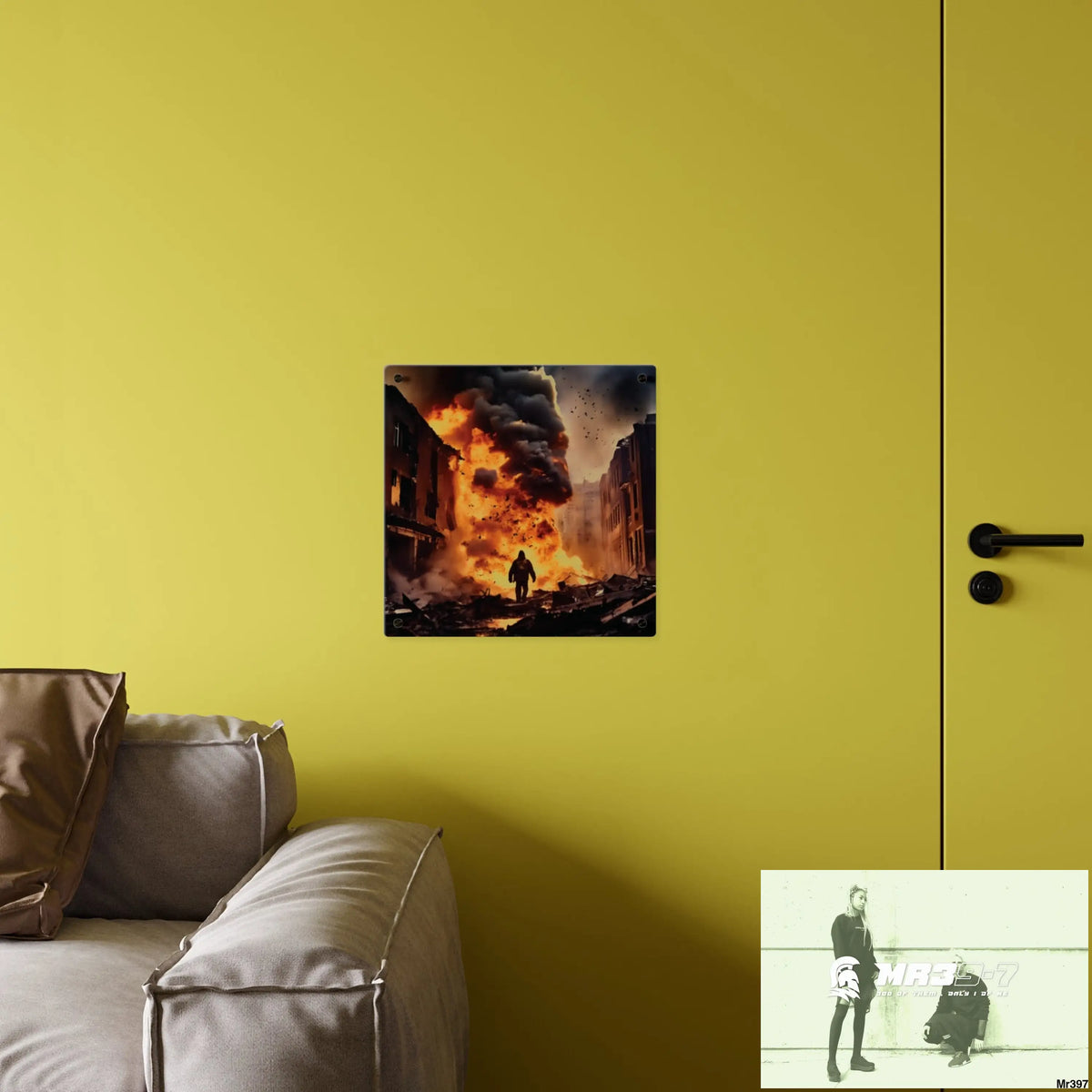 Escape from the block no 8 2628 days Death Flat Covert Failures Ltd Edition no 22 Acrylic Wall Art Panels Home Decor