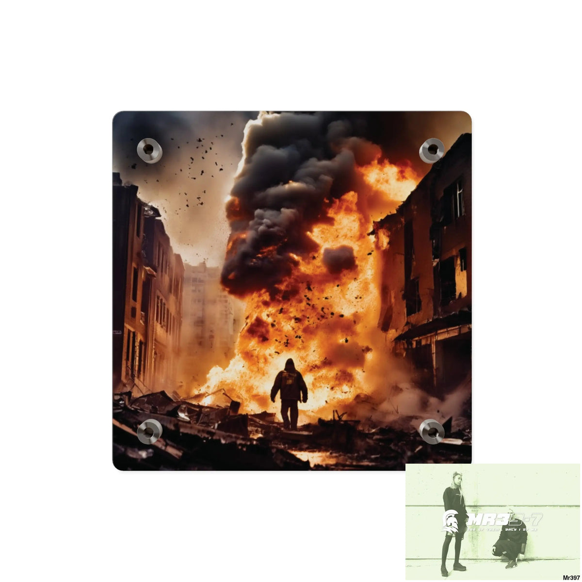 Escape from the block no 8 2628 days Death Flat Covert Failures Ltd Edition no 22 Acrylic Wall Art Panels Home Decor