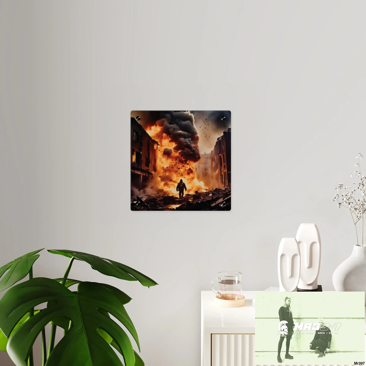 Escape from the block no 8 2628 days Death Flat Covert Failures Ltd Edition no 22 Acrylic Wall Art Panels Home Decor
