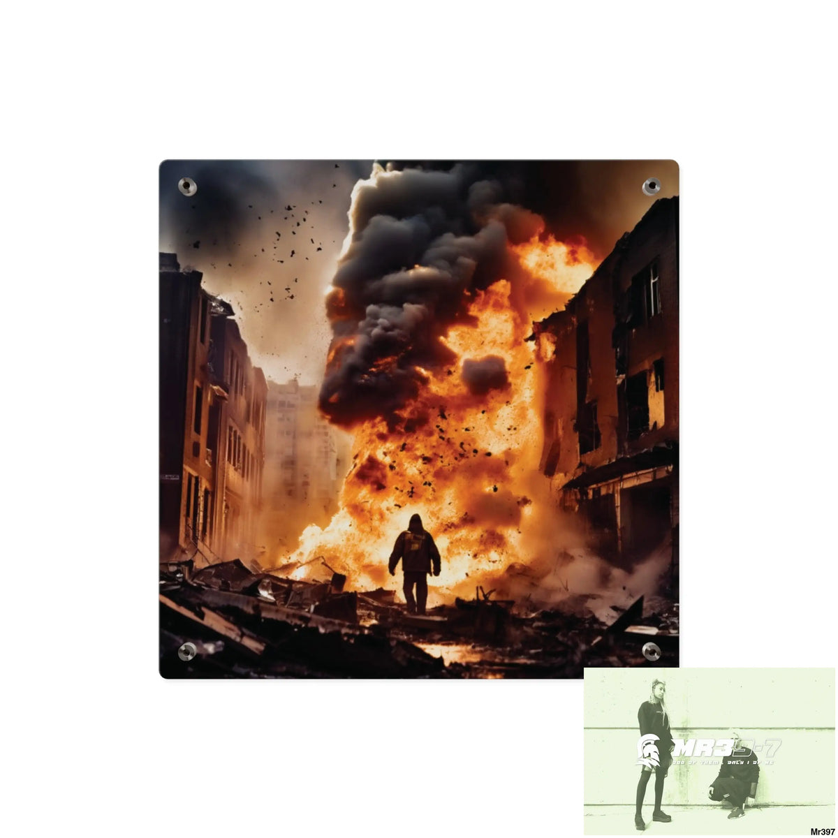 Escape from the block no 8 2628 days Death Flat Covert Failures Ltd Edition no 22 Acrylic Wall Art Panels Home Decor