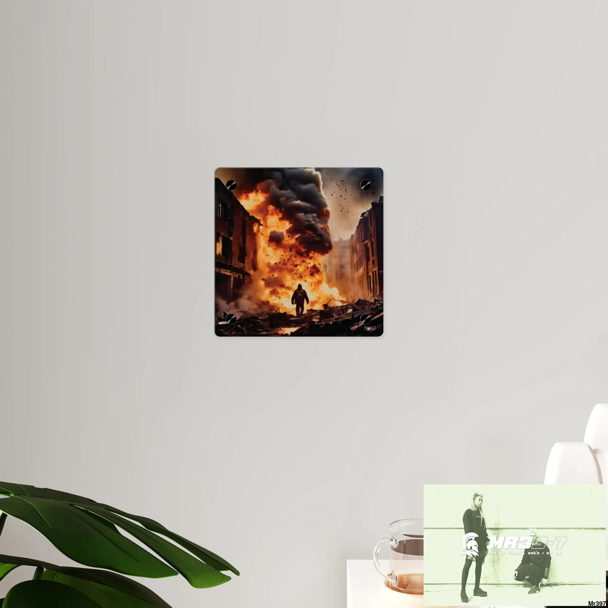 Escape from the block no 8 2628 days Death Flat Covert Failures Ltd Edition no 22 Acrylic Wall Art Panels Home Decor