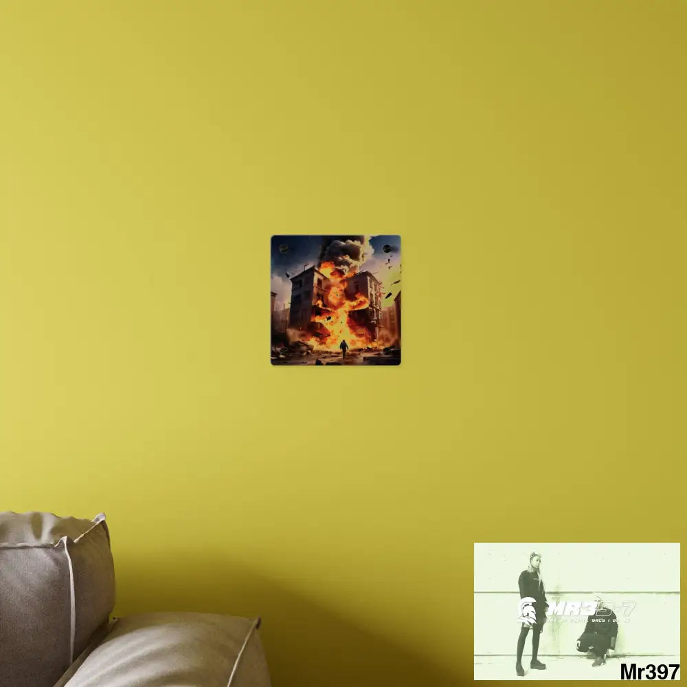 Escape from the block no 9 2628 days Death Flat Covert Failures Ltd Edition no 22 Acrylic Wall Art Panels Home Decor