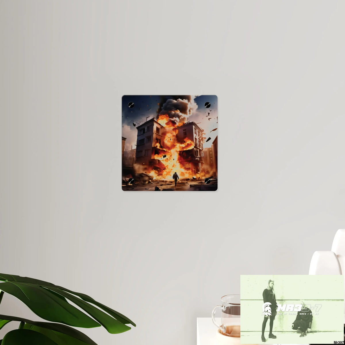 Escape from the block no 9 2628 days Death Flat Covert Failures Ltd Edition no 22 Acrylic Wall Art Panels Home Decor
