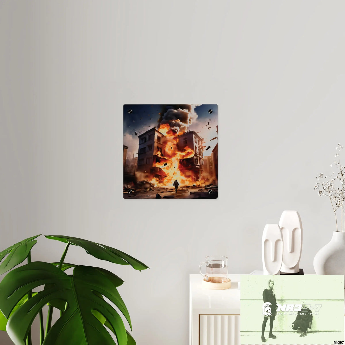 Escape from the block no 9 2628 days Death Flat Covert Failures Ltd Edition no 22 Acrylic Wall Art Panels Home Decor