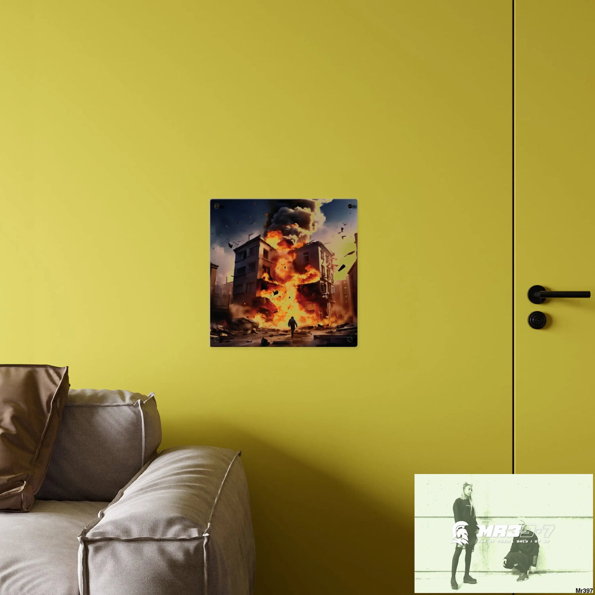 Escape from the block no 9 2628 days Death Flat Covert Failures Ltd Edition no 22 Acrylic Wall Art Panels Home Decor
