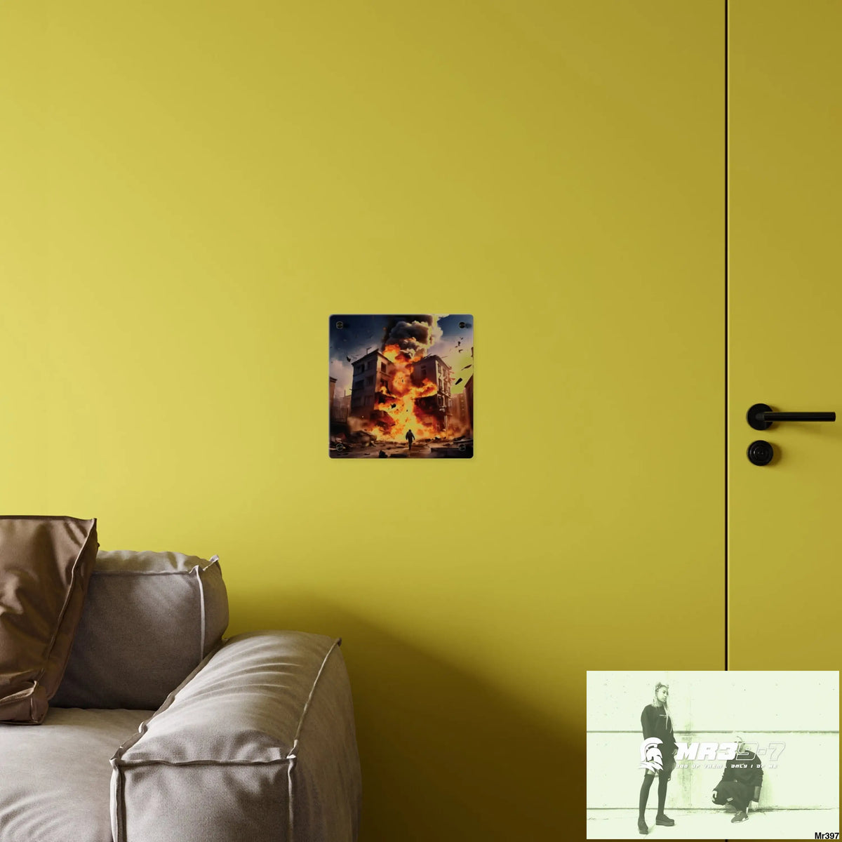 Escape from the block no 9 2628 days Death Flat Covert Failures Ltd Edition no 22 Acrylic Wall Art Panels Home Decor
