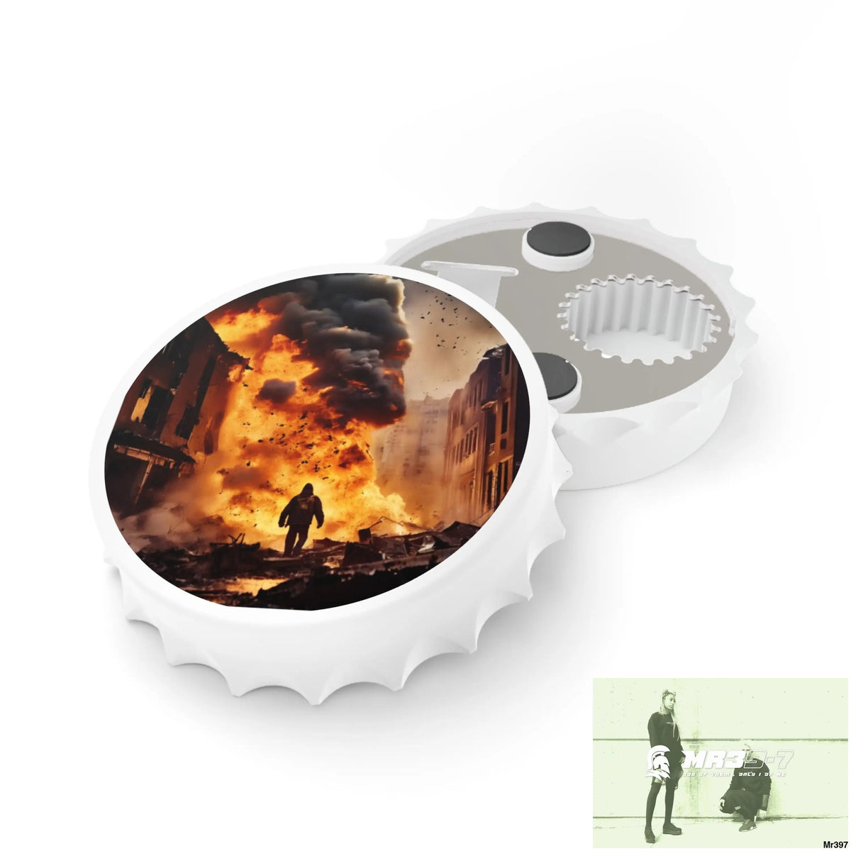 ESCAPE FROM THE BLOCK NO 9 2628 DAYS DEATH FLAT COVERT FAILURES LTD EDITION NO 22 Magnetic Bottle Opener One size