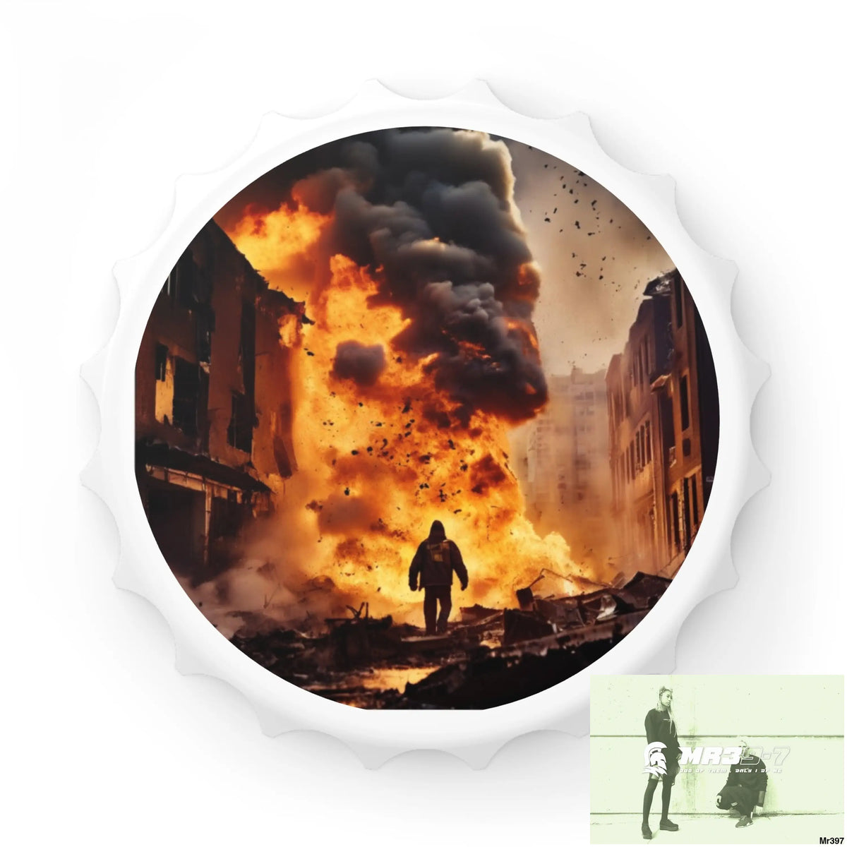 ESCAPE FROM THE BLOCK NO 9 2628 DAYS DEATH FLAT COVERT FAILURES LTD EDITION NO 22 Magnetic Bottle Opener One size