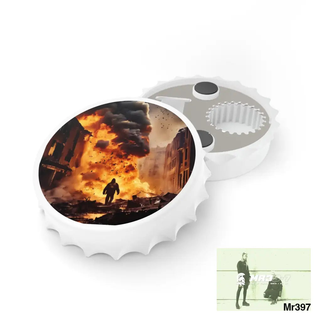 ESCAPE FROM THE BLOCK NO 9 2628 DAYS DEATH FLAT COVERT FAILURES LTD EDITION NO 22 Magnetic Bottle Opener One size