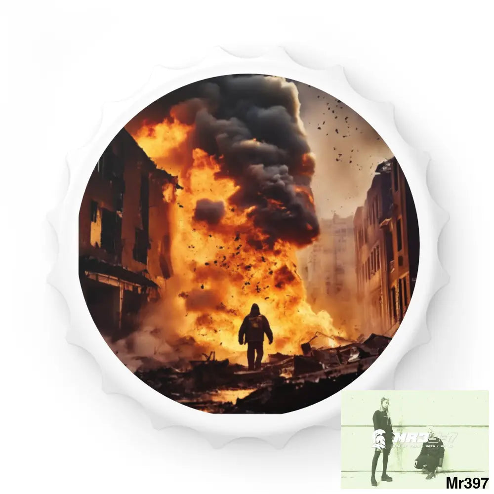 ESCAPE FROM THE BLOCK NO 9 2628 DAYS DEATH FLAT COVERT FAILURES LTD EDITION NO 22 Magnetic Bottle Opener One size