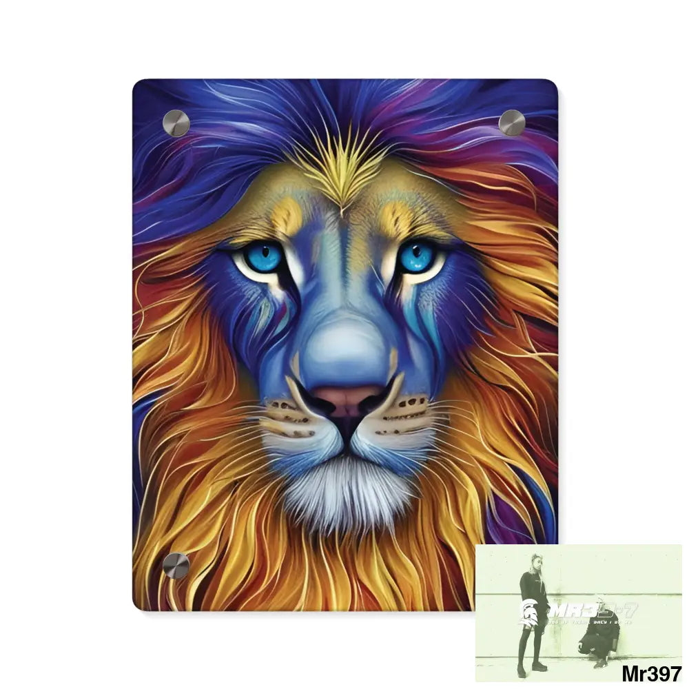 Extremely Detailed 32k High Resolution Vibrant Majestic Abstract 4d Small Graphic Acrylic Wall Art Panels 8″ x 10″