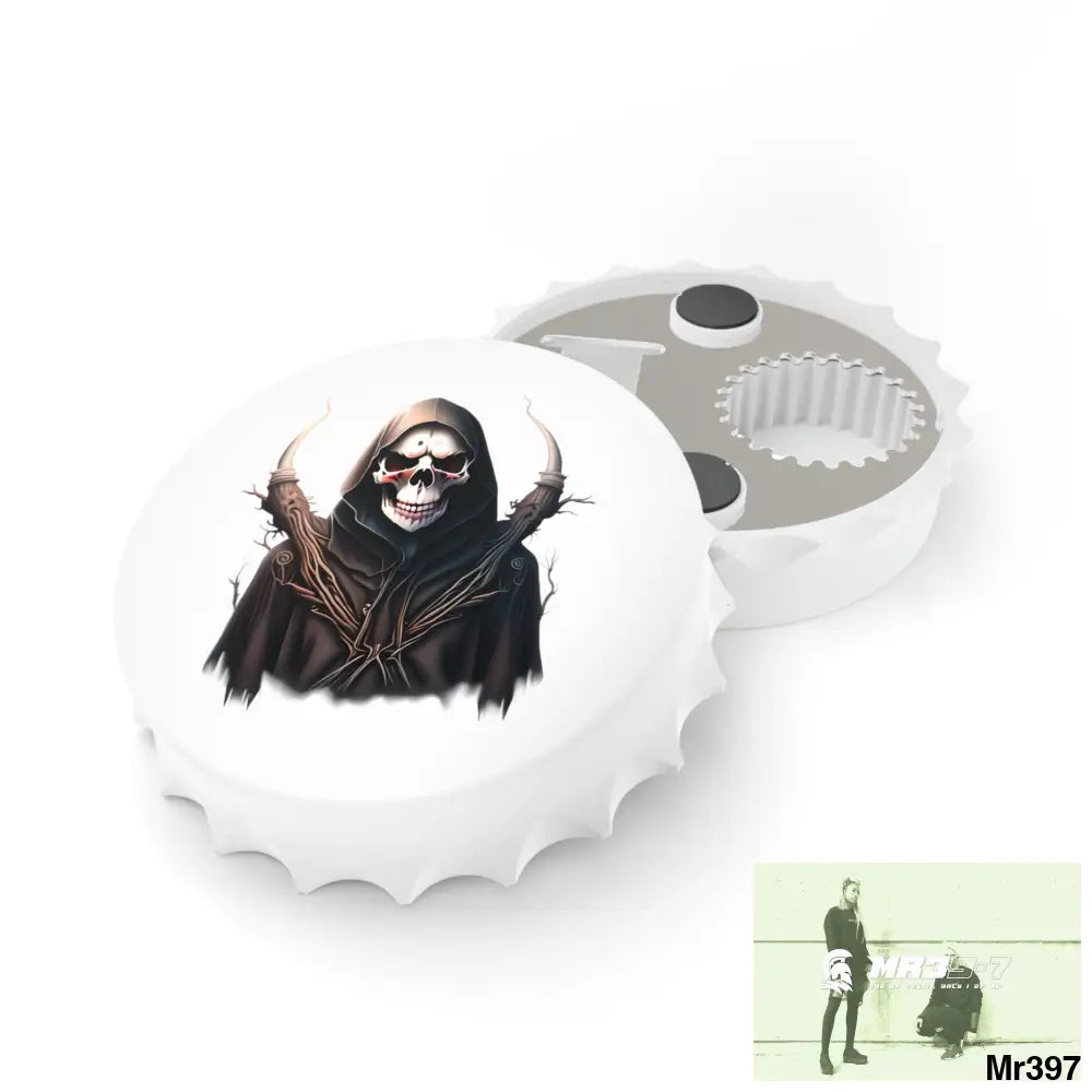 f Reaper Magnetic Bottle Opener One size / White Accessories