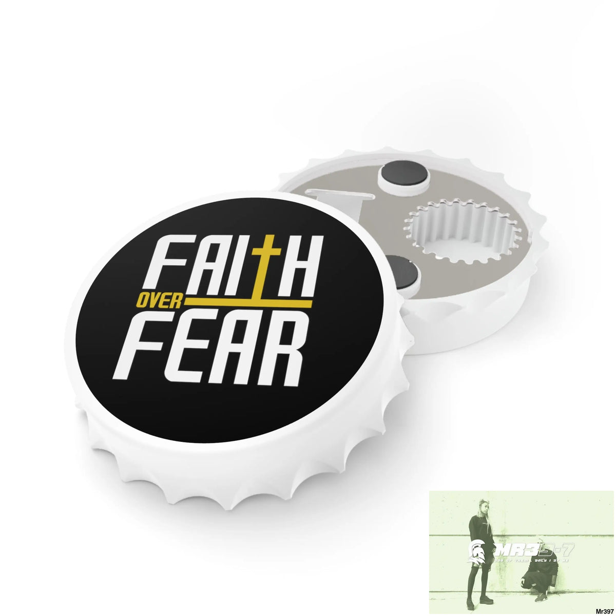 Faith over fear Edition Bottle Opener One size / White Accessories