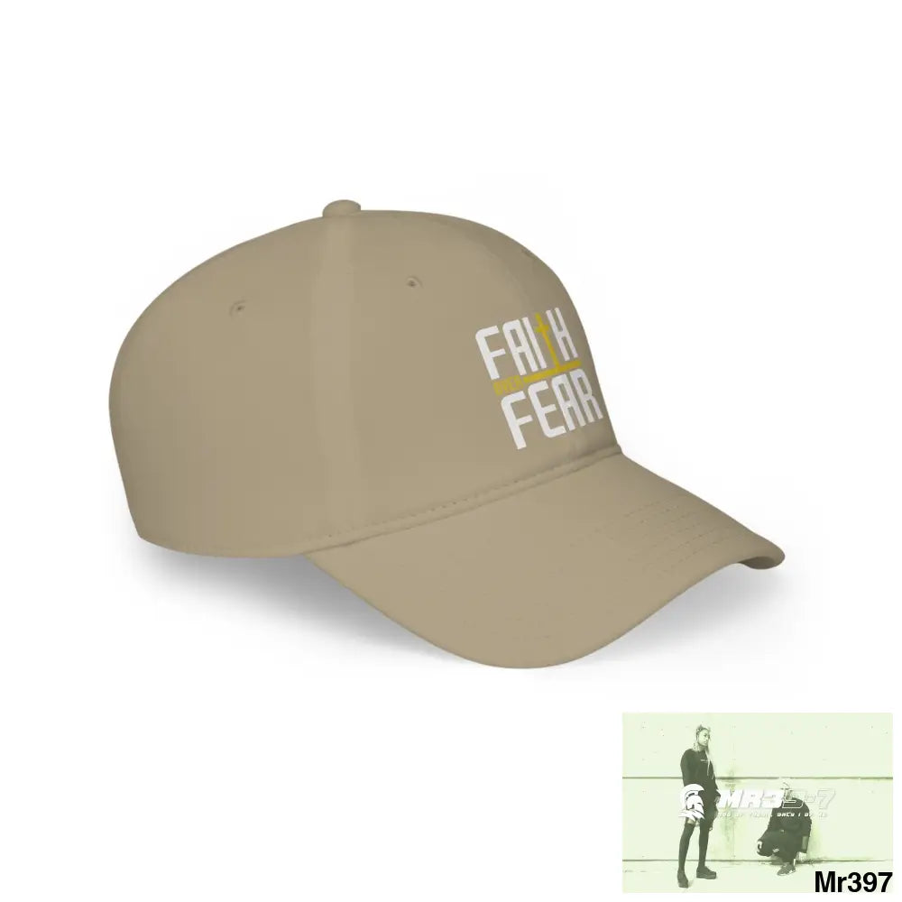 Faith overfear Low Profile Baseball cap Hats