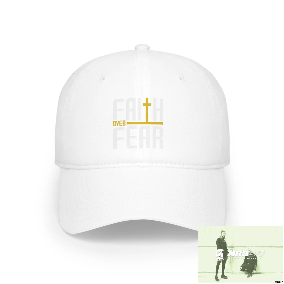 Faith overfear Low Profile Baseball cap White / One size Hats