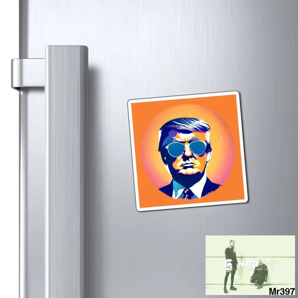 Former President of the USA Donald Trump Looking Cool as Magnet Paper products