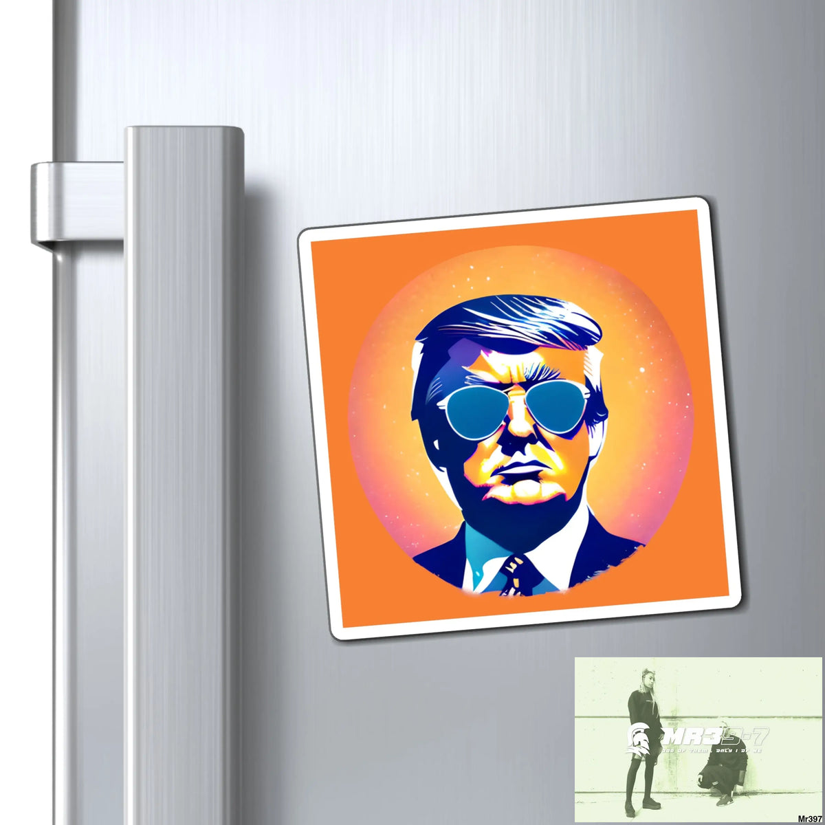 Former President of the USA Donald Trump Looking Cool as Magnet Paper products