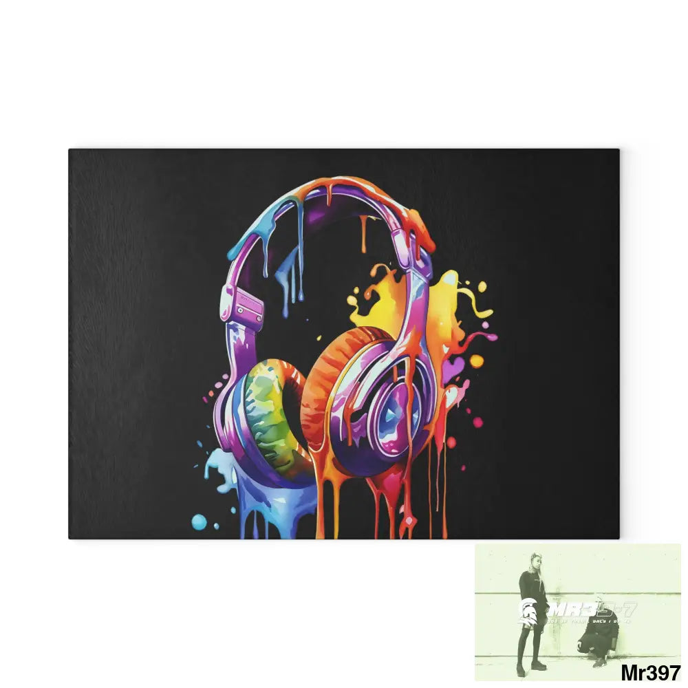 Glass Cutting Board 8’’ x 11’’ / Rectangle Home Decor