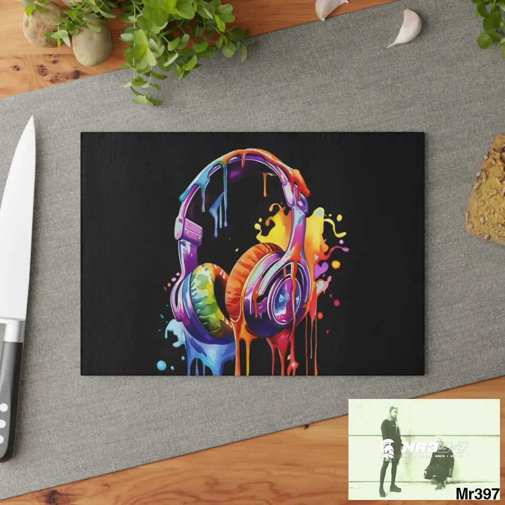 Glass Cutting Board Home Decor