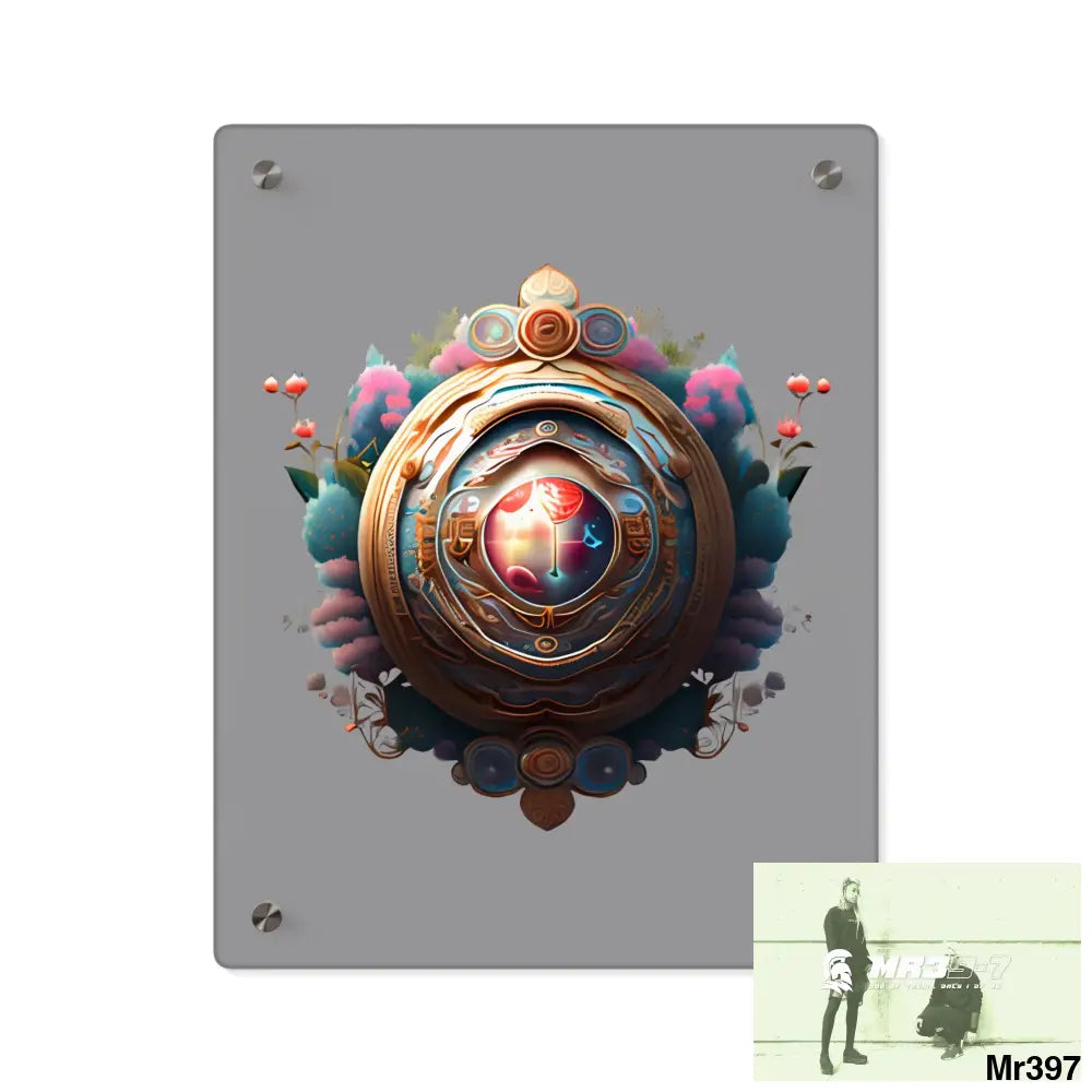 Good Fortune Vision Graphic Acrylic Wall Art Panels 11″ x 14″ (Vertical) / 0.25’’ Home Decor