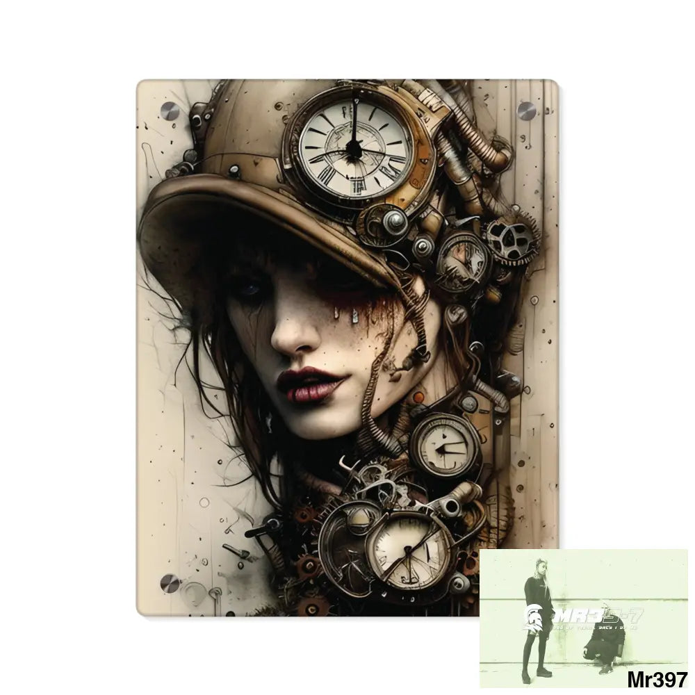 Gothic Animal Super Resolution Graphic Acrylic Wall Art Panels 11″ x 14″ (Vertical) / 0.25’’ Home Decor