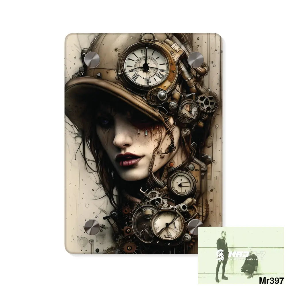 Gothic Animal Super Resolution Graphic Acrylic Wall Art Panels 5’’ x 7’’ (Vertical) / 0.25’’ Home Decor