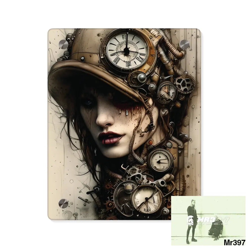 Gothic Animal Super Resolution Graphic Acrylic Wall Art Panels 8″ x 10″ (Vertical) / 0.25’’ Home Decor