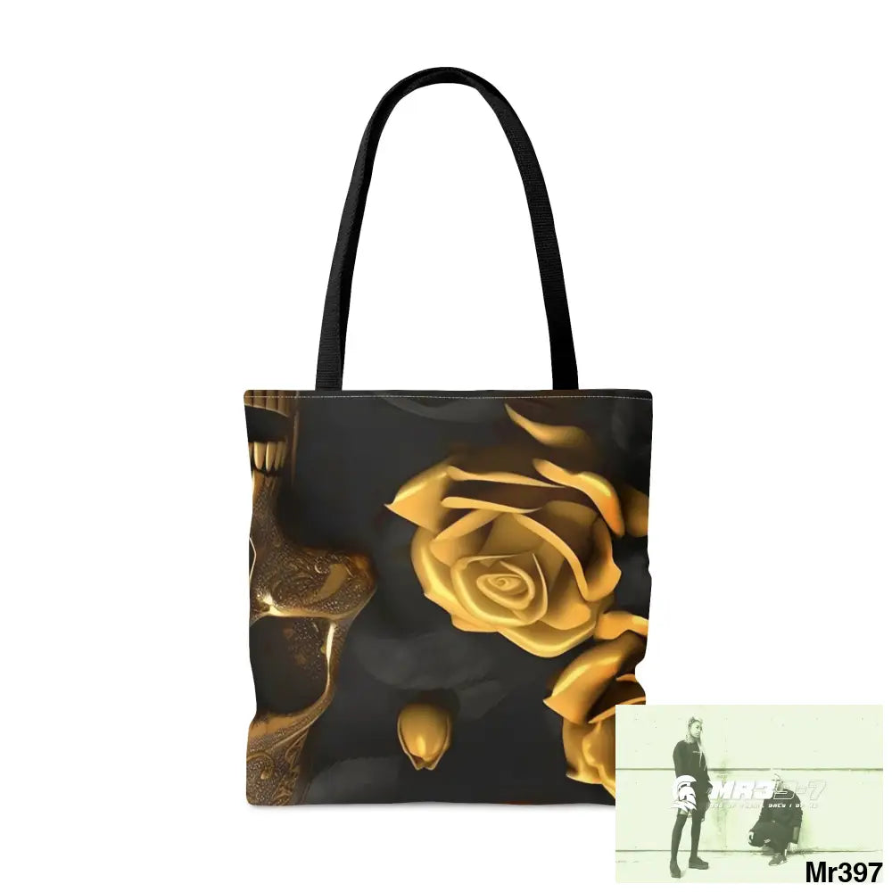 Gothic skulls & Roses Tote Bag (AOP) Bags