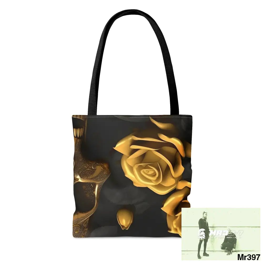 Gothic skulls & Roses Tote Bag (AOP) Bags