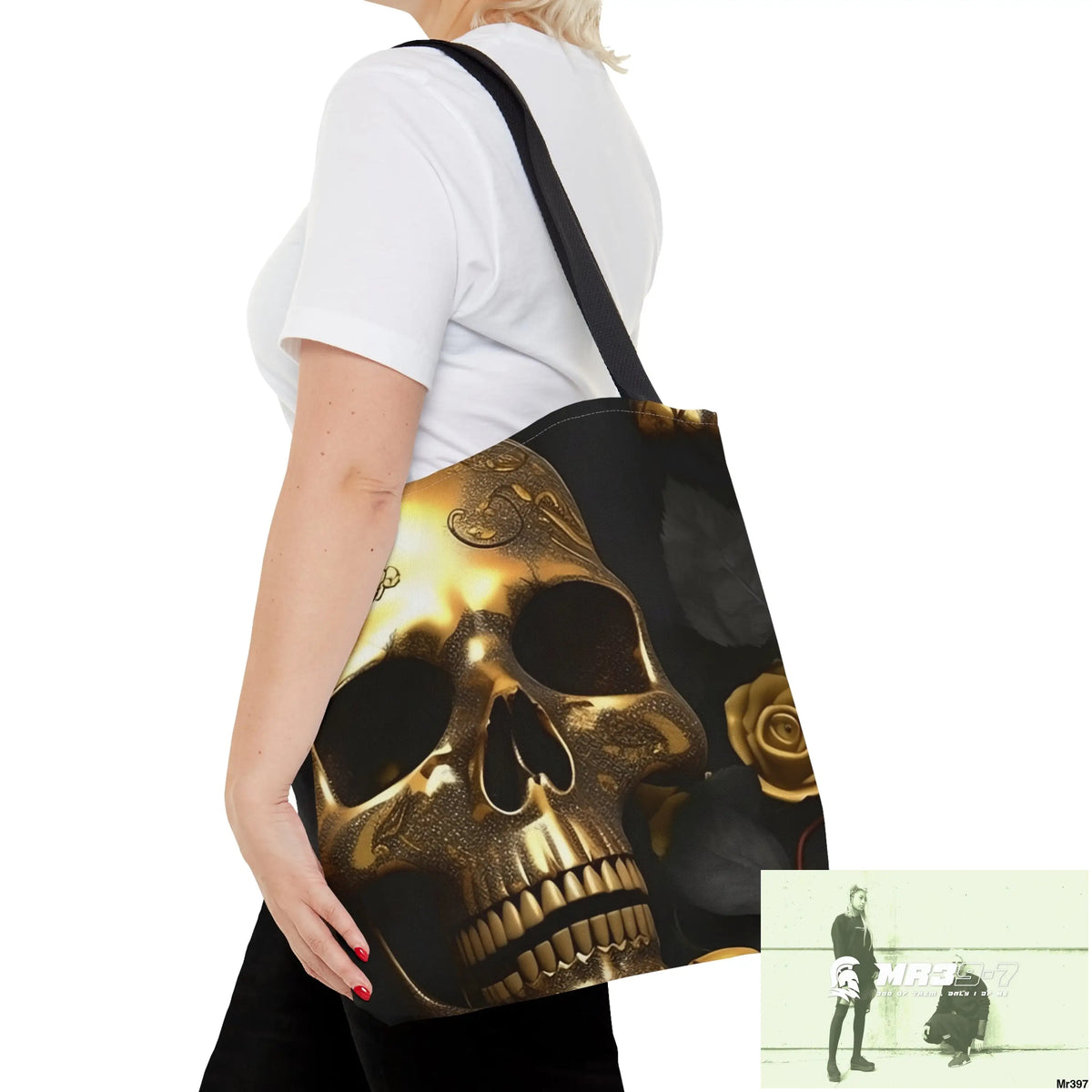 Gothic skulls & Roses Tote Bag (AOP) Bags
