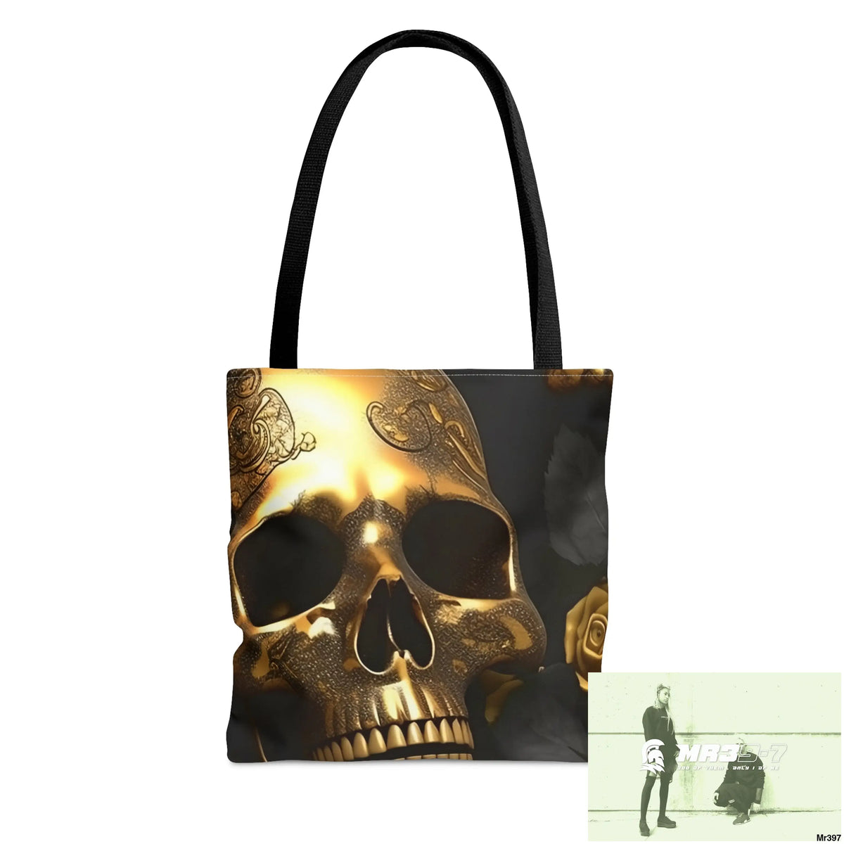 Gothic skulls & Roses Tote Bag (AOP) Small Bags