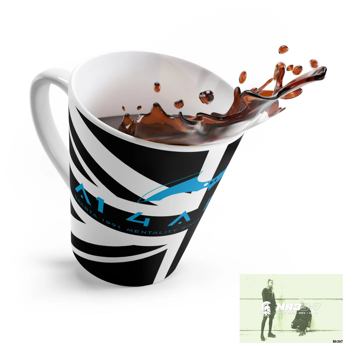 Great Britain Black flag A1 4 A Reason Latte Mug 12oz Mug