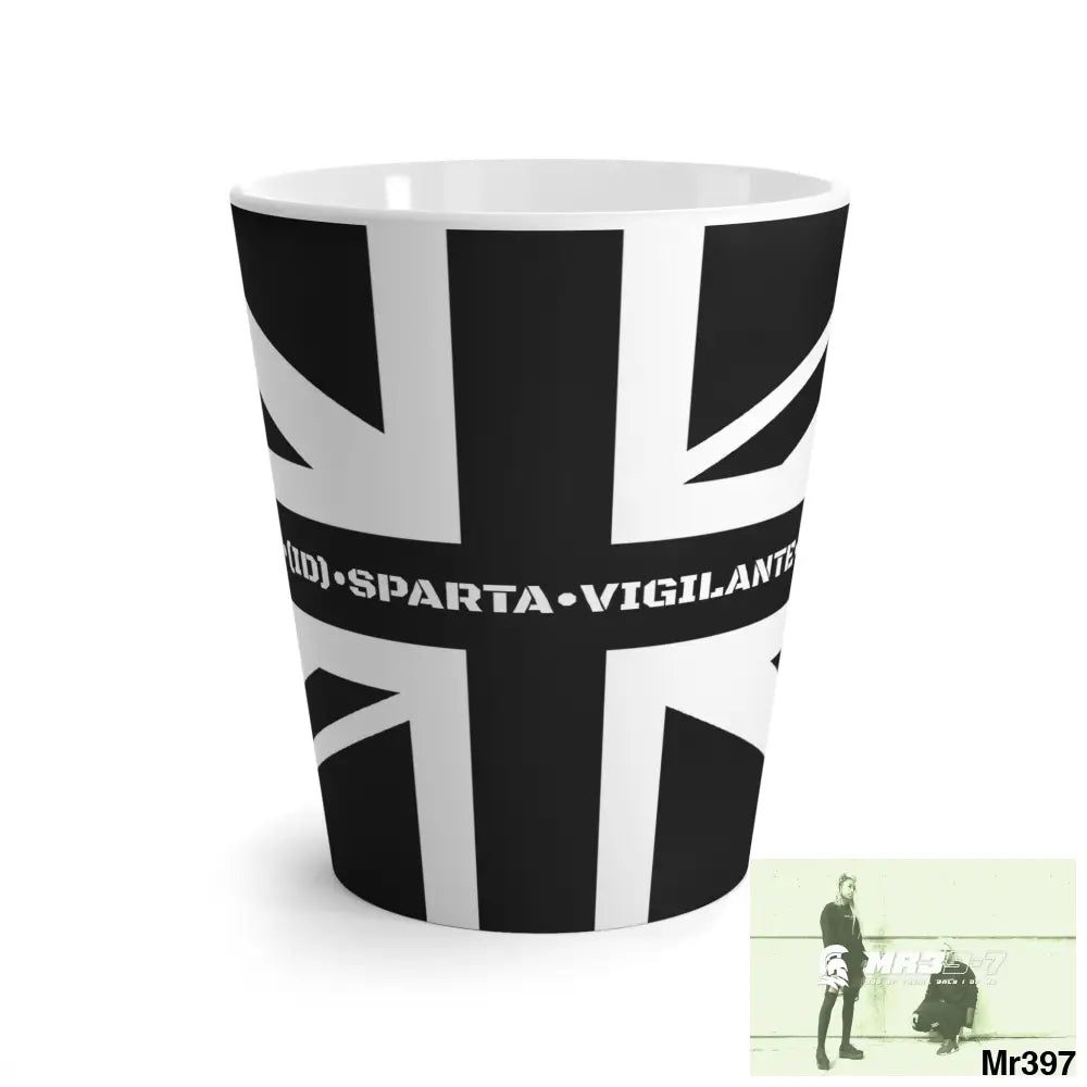 Great Britain Black flag A1 full set mentality Latte Mug 12oz Mug
