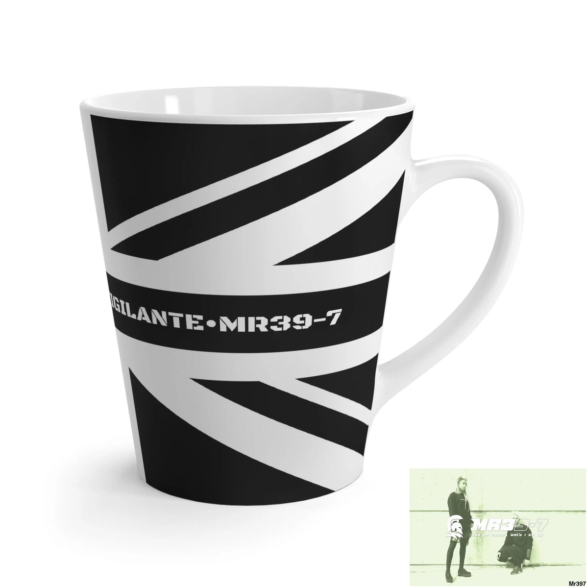 Great Britain Black flag A1 full set mentality Latte Mug 12oz Mug