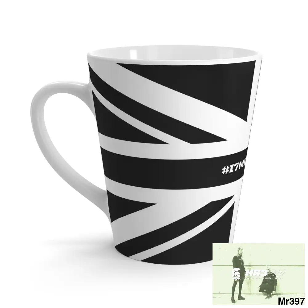 Great Britain Black flag #I7MI6A1London Latte Mug 12oz Mug