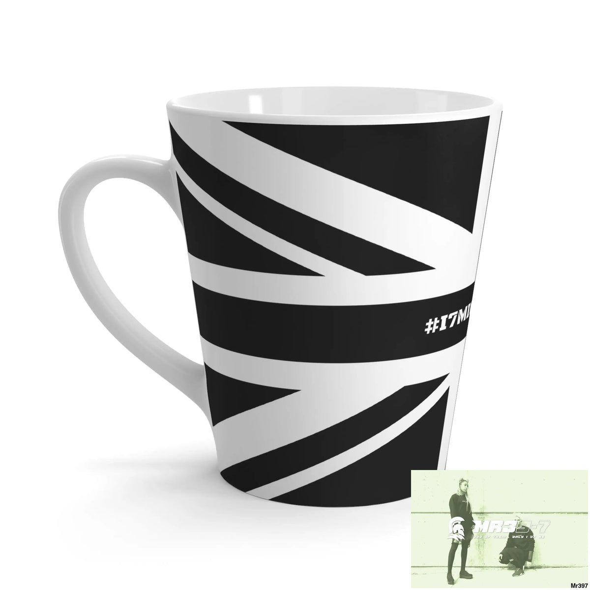 Great Britain Black flag #I7MI6A1London Latte Mug 12oz Mug