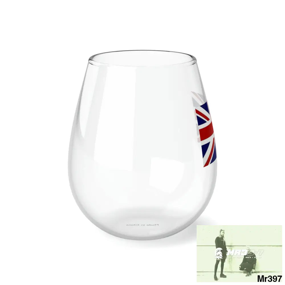 Great Britain Stemless Wine Glass 11.75oz 11.75oz Mug