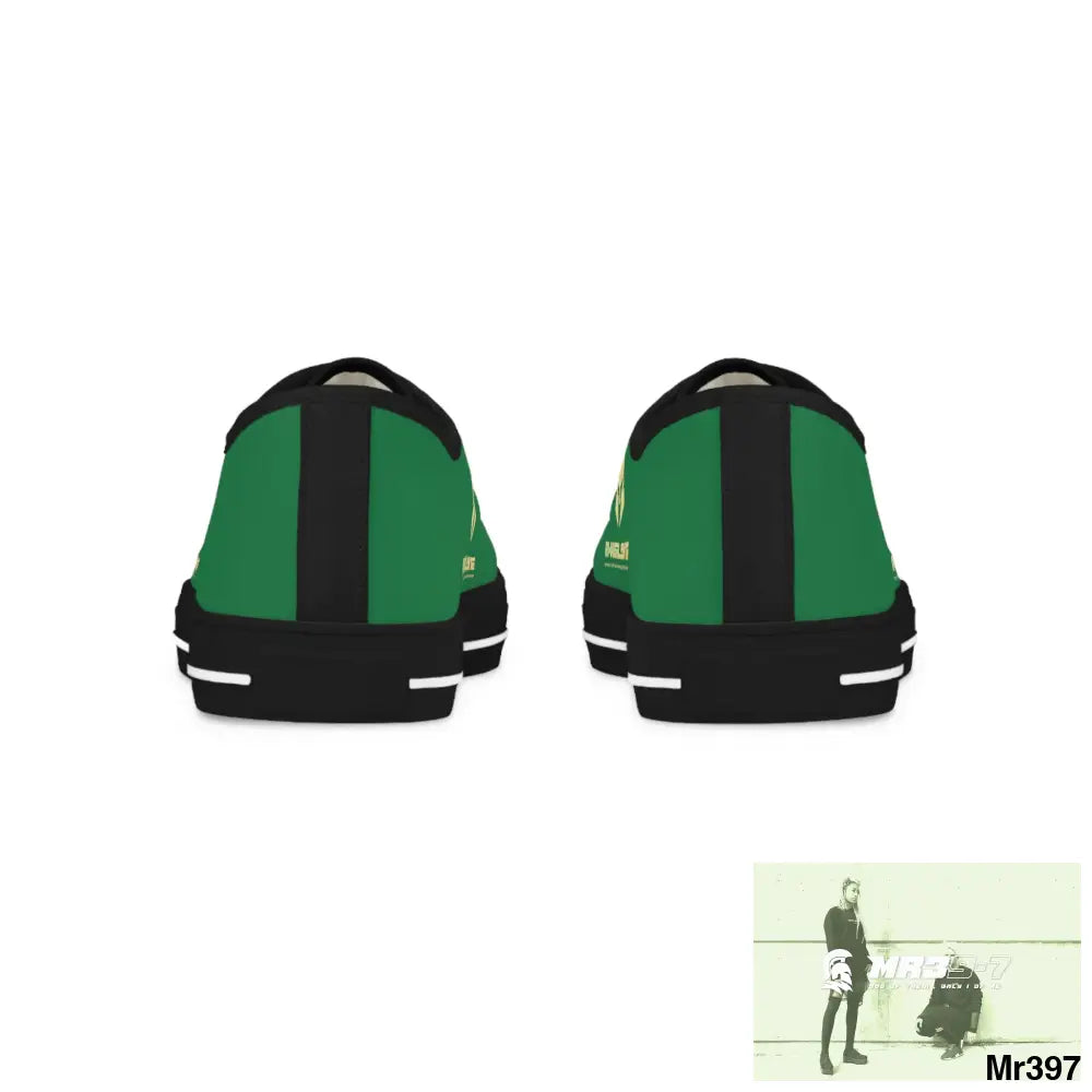 Green A1-Vigilante Men’s Low Top Sneakers Shoes