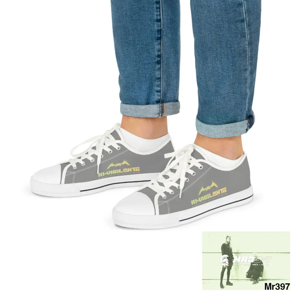 Grey A1-Vigilante Men’s Low Top Sneakers Shoes