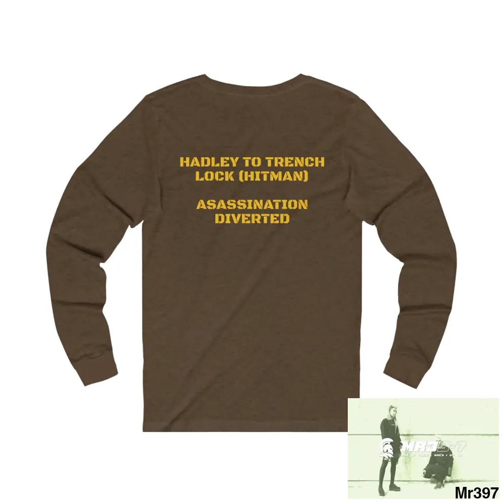 Hadley to Trench lock attempted hit Unisex Jersey Long Sleeve Tee Long-sleeve