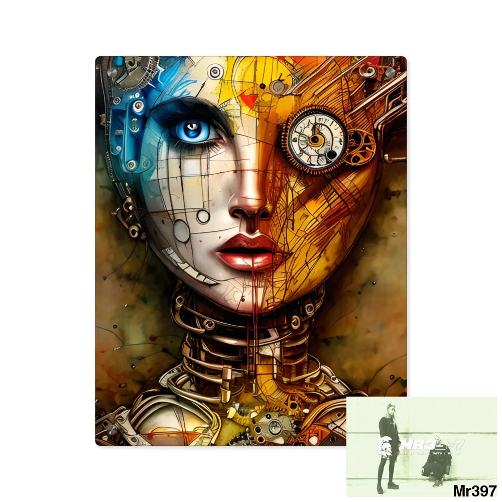HD Animated Clockwork Robot Acrylic Wall Art Panels 16″ x 20″ (Vertical) / 0.25’’ Home Decor