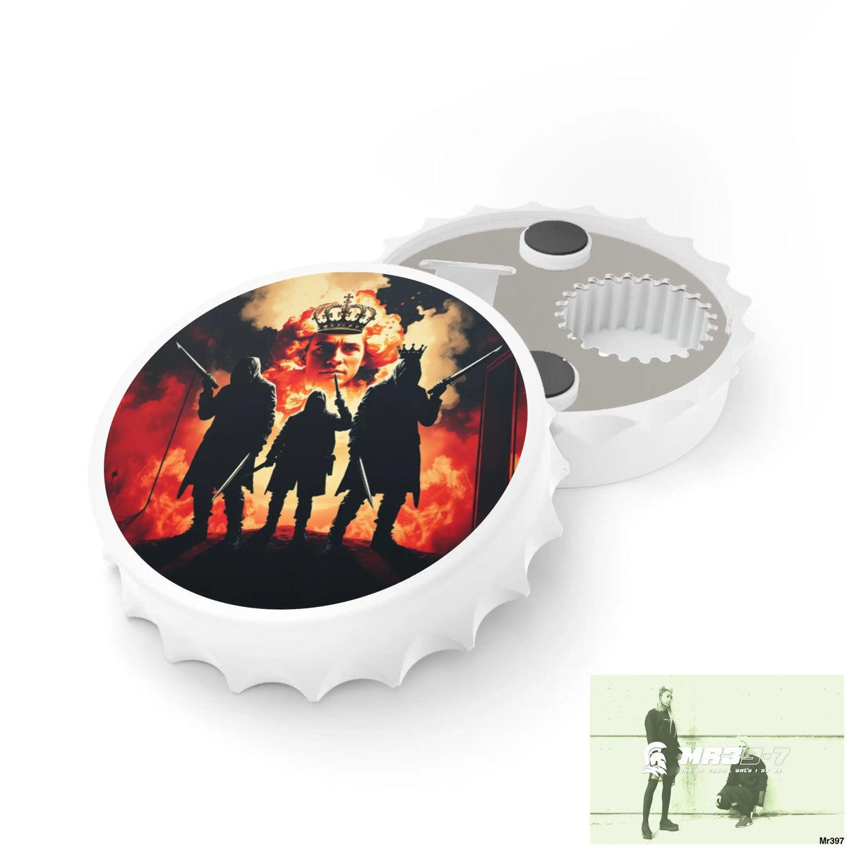 HELL SHADOWS No 1 DEATH FLAT 2628 DAYS COVERT FAILURES LTD EDITION NO 22 Magnetic Bottle Opener One size / White